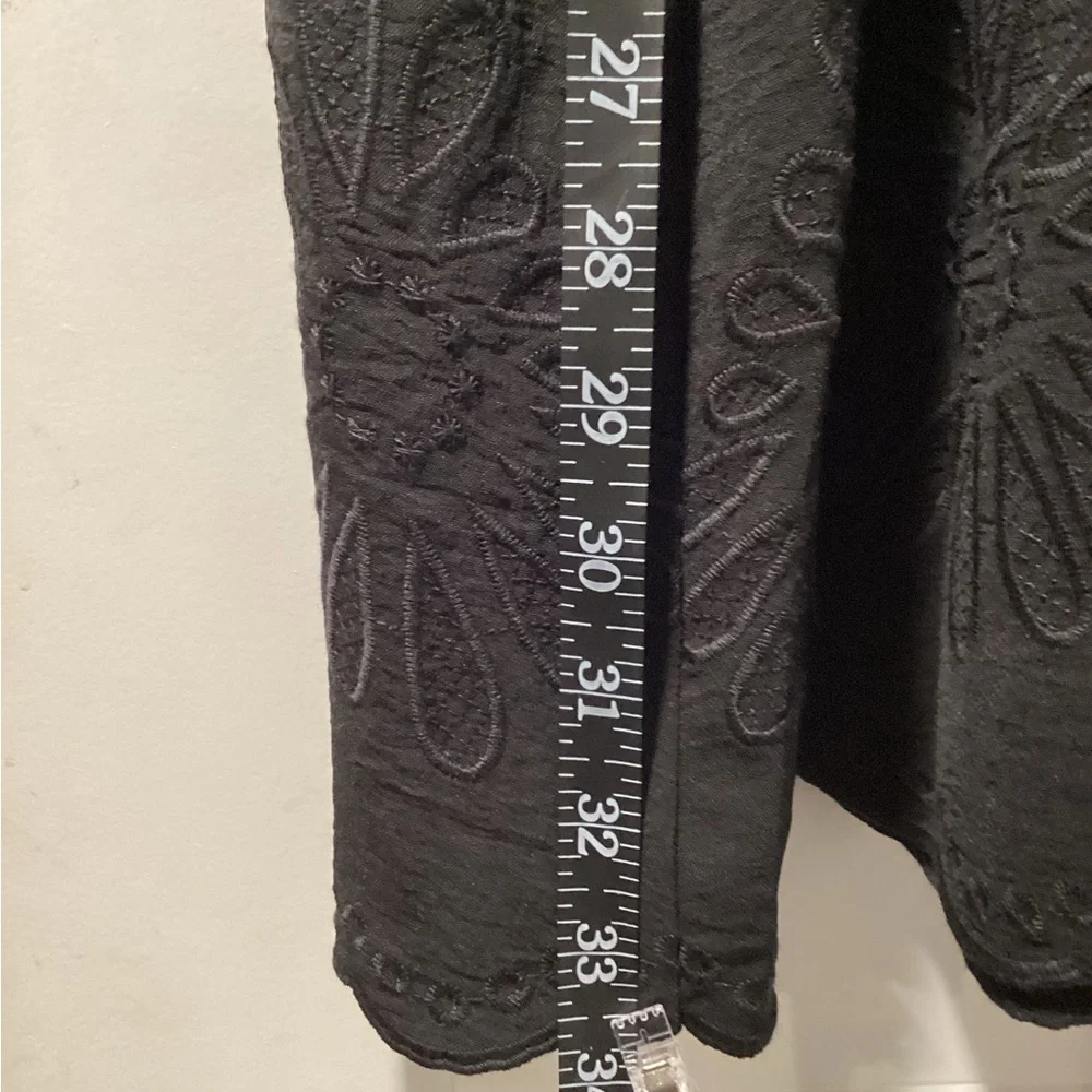 NWT Adrianna Papell Size M Black A-Line‎ Skirt
